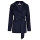TOMMY HILFIGER</br>Γυναικείο Παλτό Μάλλινο Μπλε WW0WW39754-DW5 Tommy Hilfiger
