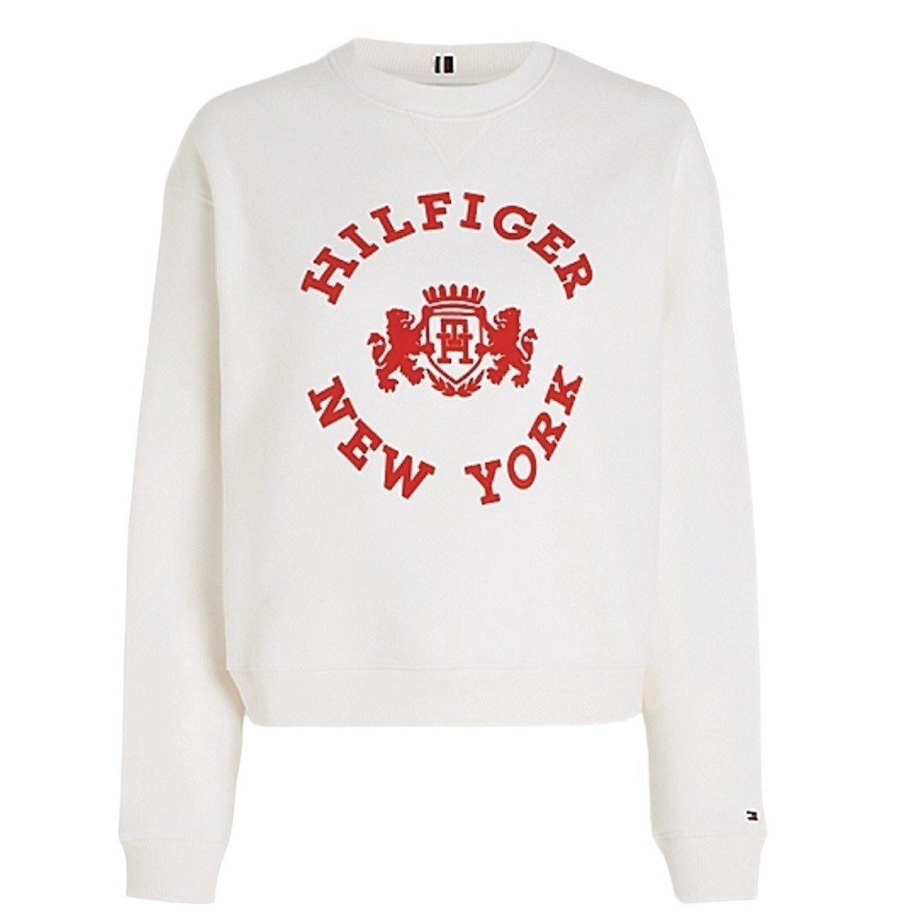 TOMMY HILFIGER</br>Γυναικείο Φούτερ Εκρού WW0WW39805-YBH Tommy Hilfiger TOMMY HILFIGER</br>Γυναικείο Φούτερ Εκρού WW0WW39805-YBH Tommy Hilfiger