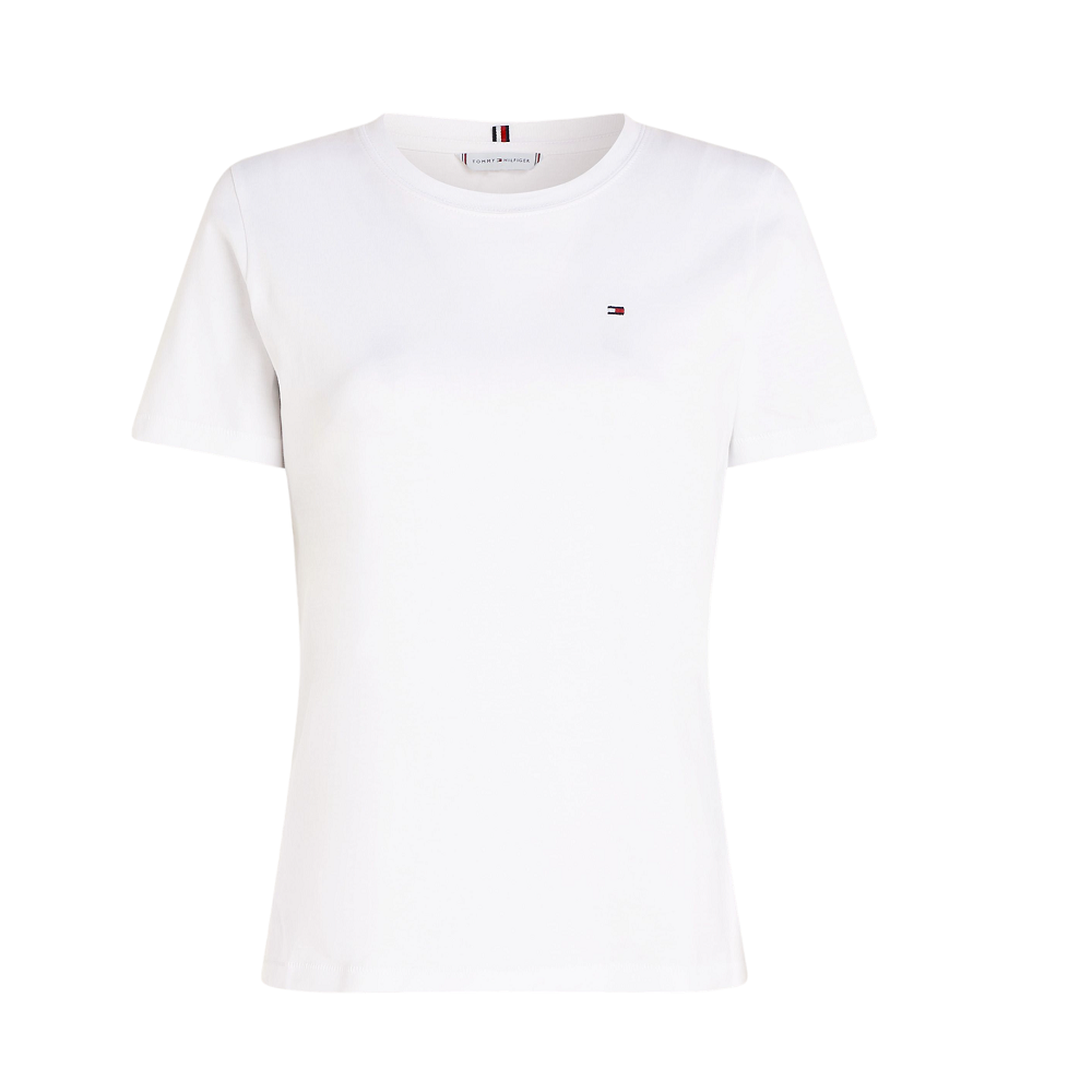TOMMY HILFIGER</br>Γυναικείο T-shirt Λευκό WW0WW39848-YCF Tommy Hilfiger TOMMY HILFIGER</br>Γυναικείο T-shirt Λευκό WW0WW39848-YCF Tommy Hilfiger