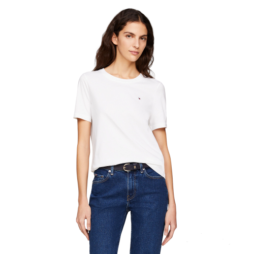 Γυναικείο T-shirt Λευκό WW0WW39848-YCF Tommy Hilfiger