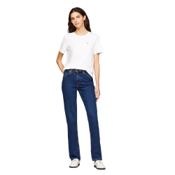 Γυναικείο T-shirt Λευκό WW0WW39848-YCF Tommy Hilfiger