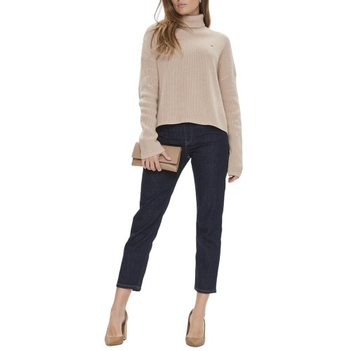 Γυναικείο Πουλόβερ Μπεζ WW0WW39902-AB0 Tommy Hilfiger Γυναικείο Πουλόβερ Μπεζ WW0WW39902-AB0 Tommy Hilfiger