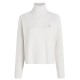 TOMMY HILFIGER</br>Γυναικείο Πουλόβερ Εκρού WW0WW39902-YBH Tommy Hilfiger TOMMY HILFIGER</br>Γυναικείο Πουλόβερ Εκρού WW0WW39902-YBH Tommy Hilfiger