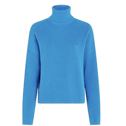 Γυναικείο Πουλόβερ Γαλάζιο WW0WW39902-CZU Tommy Hilfiger Γυναικείο Πουλόβερ Γαλάζιο WW0WW39902-CZU Tommy Hilfiger