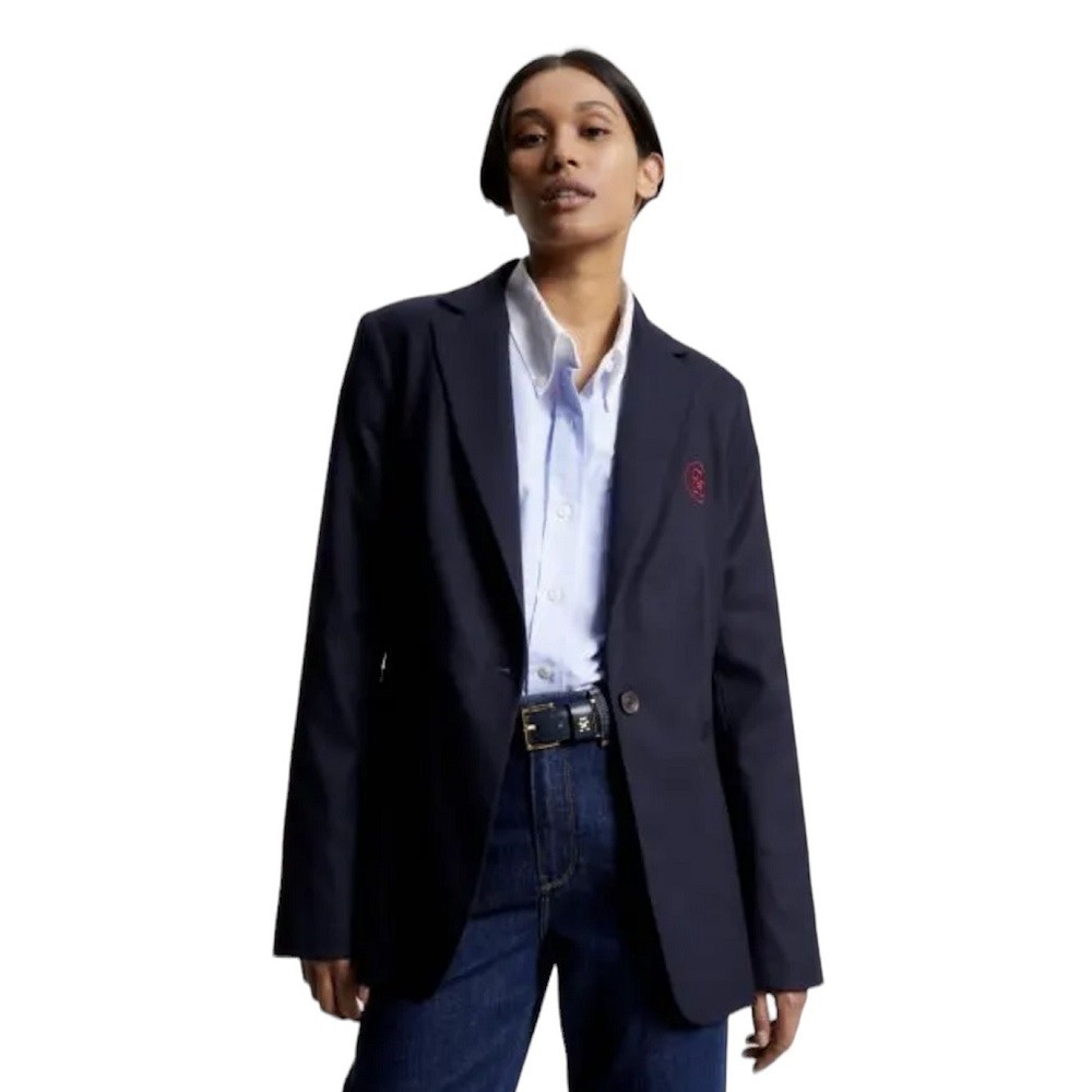 TOMMY HILFIGER</br>Γυναικείο Σακάκι Μπλε WW0WW39977-DW5 Tommy Hilfiger TOMMY HILFIGER</br>Γυναικείο Σακάκι Μπλε WW0WW39977-DW5 Tommy Hilfiger