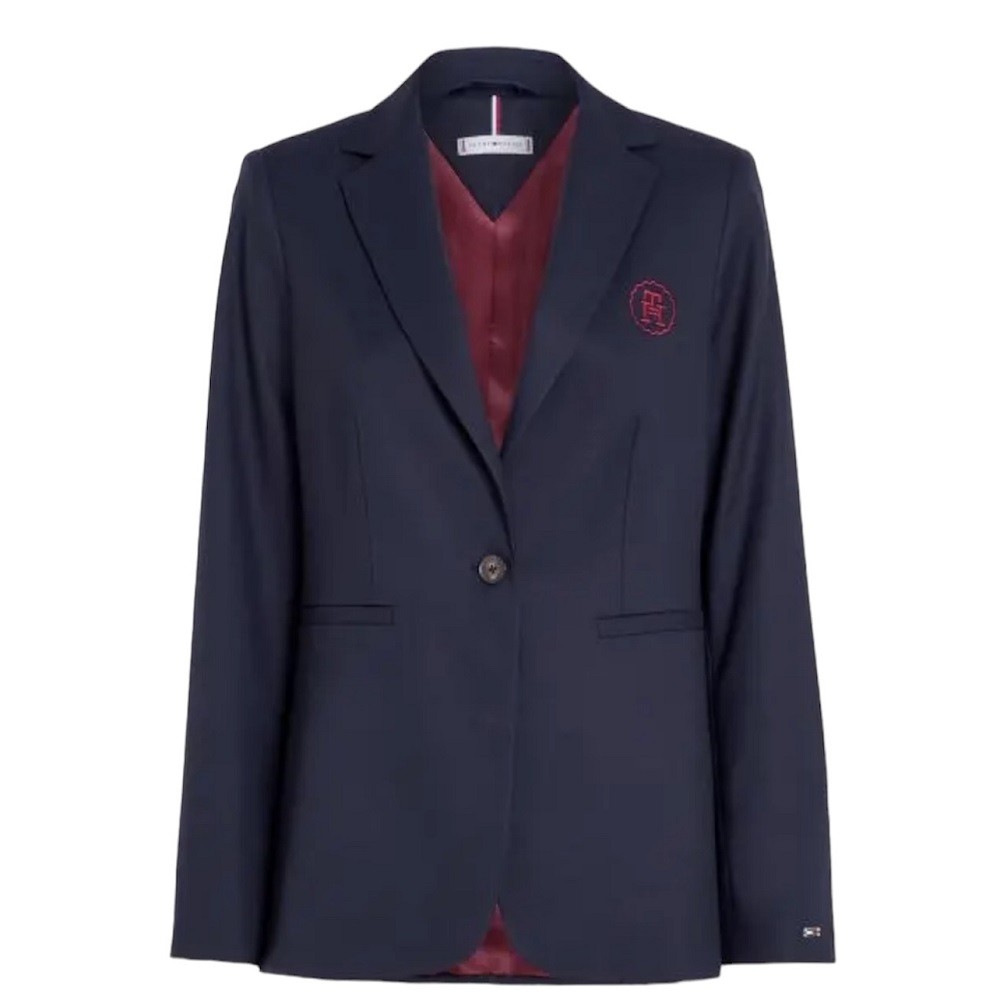 TOMMY HILFIGER</br>Γυναικείο Σακάκι Μπλε WW0WW39977-DW5 Tommy Hilfiger TOMMY HILFIGER</br>Γυναικείο Σακάκι Μπλε WW0WW39977-DW5 Tommy Hilfiger