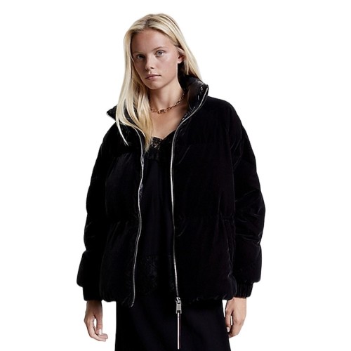 Γυναικείο Μπουφάν Μαύρο WW0WW40242-BDS Tommy Hilfiger
