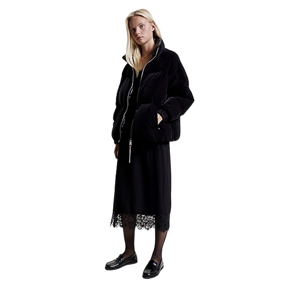 TOMMY HILFIGER</br>Γυναικείο Μπουφάν Μαύρο WW0WW40242-BDS Tommy Hilfiger TOMMY HILFIGER</br>Γυναικείο Μπουφάν Μαύρο WW0WW40242-BDS Tommy Hilfiger