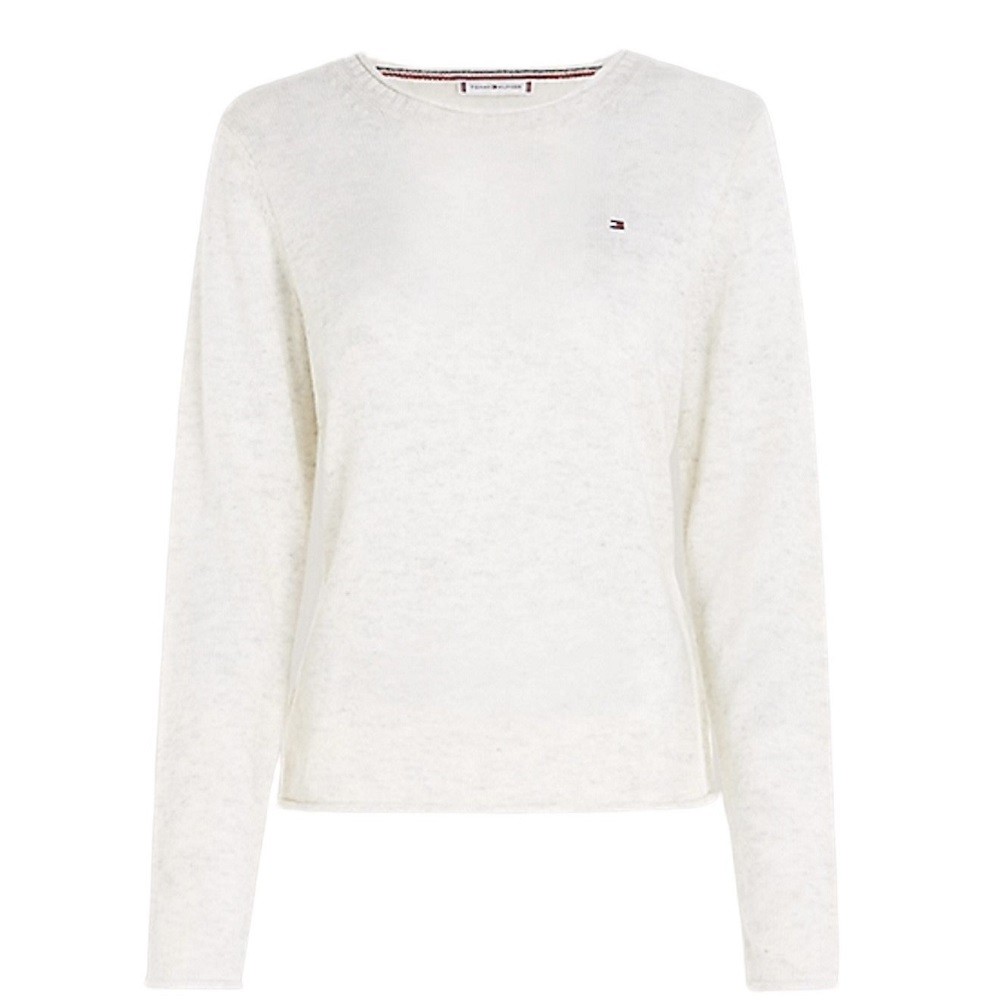 TOMMY HILFIGER</br>Γυναικείο Πουλόβερ Εκρού WW0WW40264-YBH Tommy Hilfiger TOMMY HILFIGER</br>Γυναικείο Πουλόβερ Εκρού WW0WW40264-YBH Tommy Hilfiger
