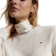 TOMMY HILFIGER</br>Γυναικείο Πουλόβερ Εκρού WW0WW40264-YBH Tommy Hilfiger TOMMY HILFIGER</br>Γυναικείο Πουλόβερ Εκρού WW0WW40264-YBH Tommy Hilfiger
