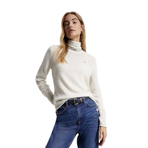 Γυναικείο Πουλόβερ Εκρού  WW0WW40264-YBH Tommy Hilfiger