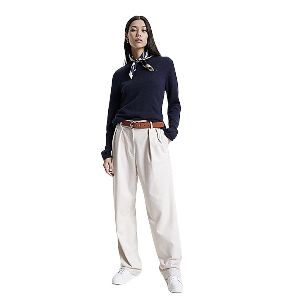 TOMMY HILFIGER</br>Γυναικείο Πουλόβερ Μπλε WW0WW40264-DW5 Tommy Hilfiger TOMMY HILFIGER</br>Γυναικείο Πουλόβερ Μπλε WW0WW40264-DW5 Tommy Hilfiger