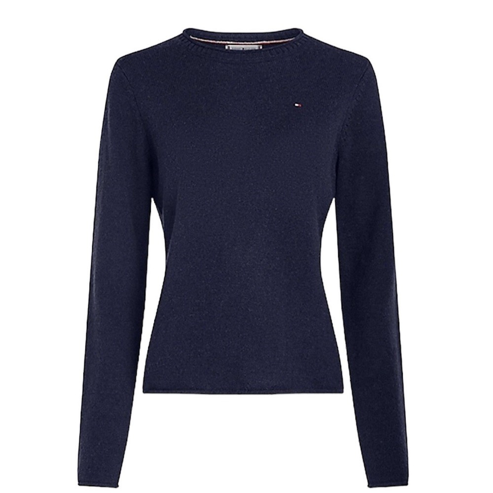 TOMMY HILFIGER</br>Γυναικείο Πουλόβερ Μπλε WW0WW40264-DW5 Tommy Hilfiger TOMMY HILFIGER</br>Γυναικείο Πουλόβερ Μπλε WW0WW40264-DW5 Tommy Hilfiger