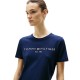 TOMMY HILFIGER</br>Γυναικείο T-shirt Μπλε Regular WW0WW40276-C1G Tommy Hilfiger TOMMY HILFIGER</br>Γυναικείο T-shirt Μπλε Regular WW0WW40276-C1G Tommy Hilfiger
