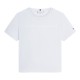 TOMMY HILFIGER</br>Tommy Hilfiger WW0WW40276-CYR Γυναικείο T-shirt Σιέλ Reg Corp Logo C-nk Ss