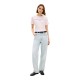 TOMMY HILFIGER</br>Tommy Hilfiger WW0WW40276-TOG Γυναικείο T-shirt Ροζ Reg Corp Logo C-nk Ss