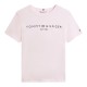 TOMMY HILFIGER</br>Tommy Hilfiger WW0WW40276-TOG Γυναικείο T-shirt Ροζ Reg Corp Logo C-nk Ss
