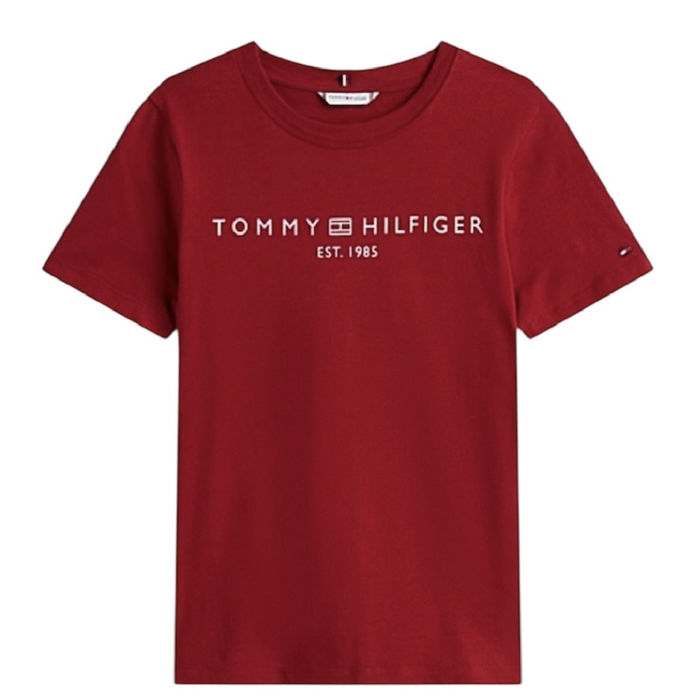 TOMMY HILFIGER</br>Γυναικείο T-shirt Μπορντό Regular WW0WW40276-XIT Tommy Hilfiger TOMMY HILFIGER</br>Γυναικείο T-shirt Μπορντό Regular WW0WW40276-XIT Tommy Hilfiger