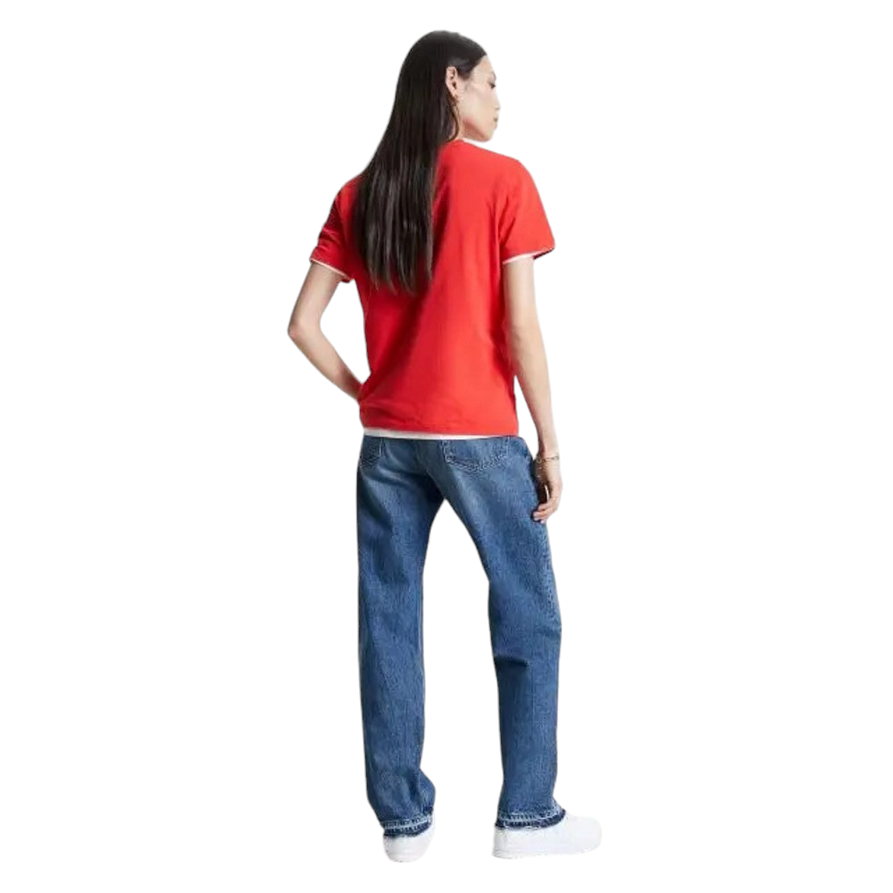 TOMMY HILFIGER</br>Γυναικείο T-shirt Κόκκινο WW0WW40276-XND Tommy Hilfiger