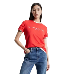 Γυναικείο T-shirt Κόκκινο WW0WW40276-XND Tommy Hilfiger