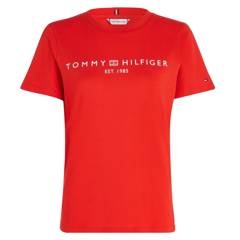 TOMMY HILFIGER</br>Γυναικείο T-shirt Κόκκινο WW0WW40276-XND Tommy Hilfiger