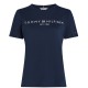 TOMMY HILFIGER</br>Γυναικείο T-shirt Μπλε Regular WW0WW40276-C1G Tommy Hilfiger TOMMY HILFIGER</br>Γυναικείο T-shirt Μπλε Regular WW0WW40276-C1G Tommy Hilfiger
