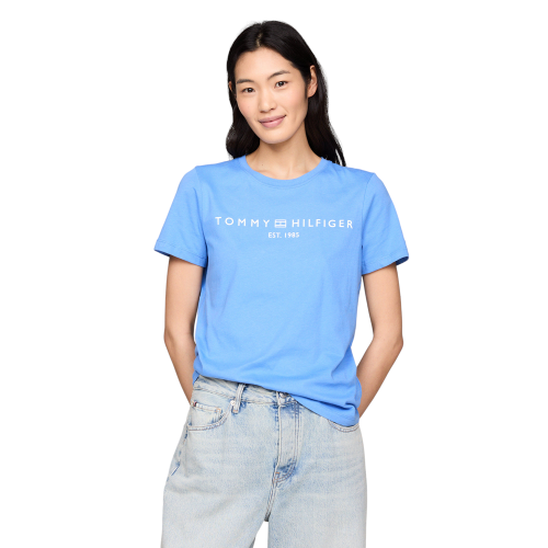 Tommy Hilfiger WW0WW40276-C30 Γυναικείο T-shirt Γαλάζιο 