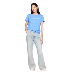 Γυναικείο T-shirt Γαλάζιο WW0WW40276-C30 Tommy Hilfiger