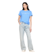 TOMMY HILFIGER</br>Γυναικείο T-shirt Γαλάζιο WW0WW40276-C30 Tommy Hilfiger
