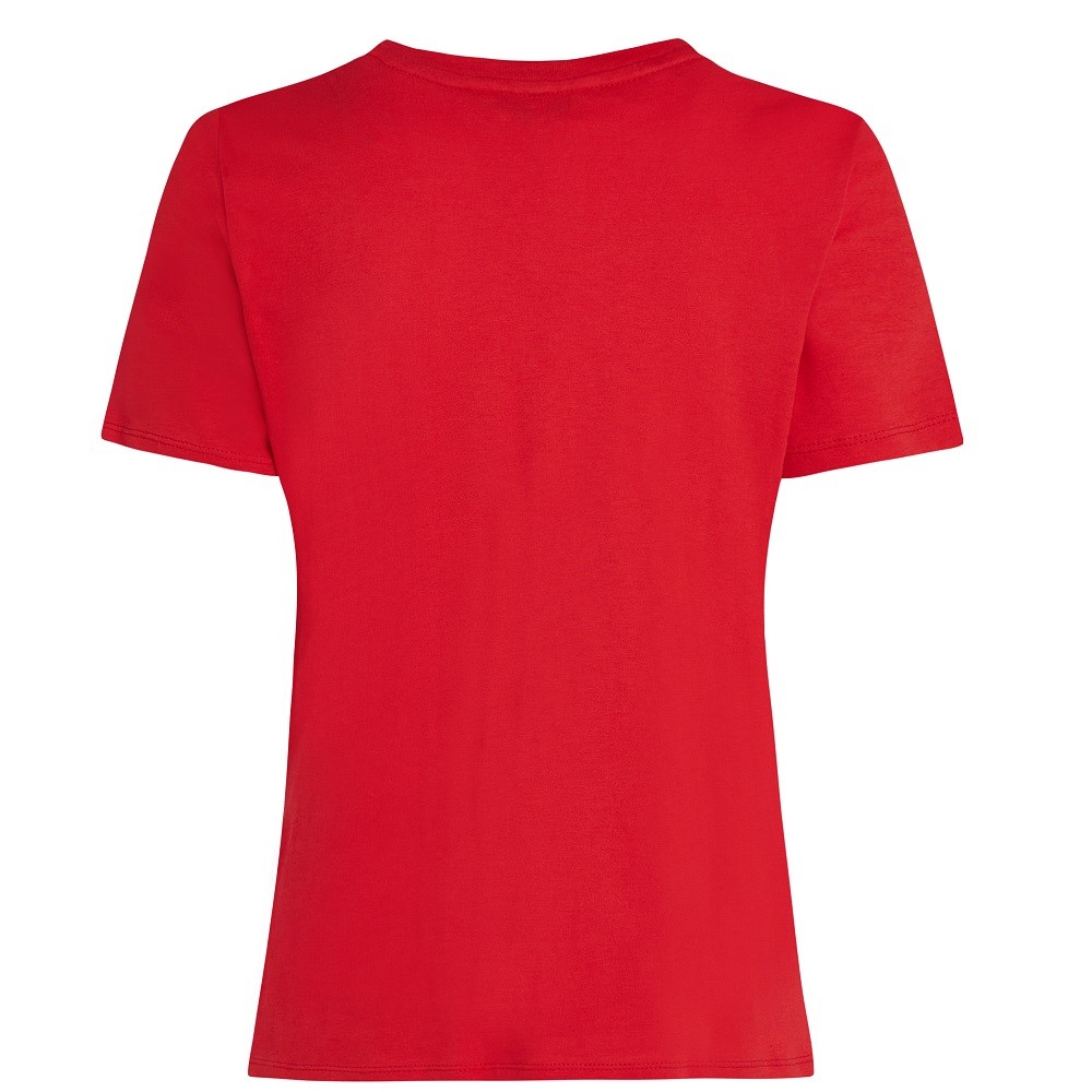 TOMMY HILFIGER</br>Γυναικείο T-shirt Κόκκινο Regular WW0WW40276-XLG Tommy Hilfiger TOMMY HILFIGER</br>Γυναικείο T-shirt Κόκκινο Regular WW0WW40276-XLG Tommy Hilfiger