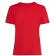 TOMMY HILFIGER</br>Γυναικείο T-shirt Κόκκινο Regular WW0WW40276-XLG Tommy Hilfiger TOMMY HILFIGER</br>Γυναικείο T-shirt Κόκκινο Regular WW0WW40276-XLG Tommy Hilfiger