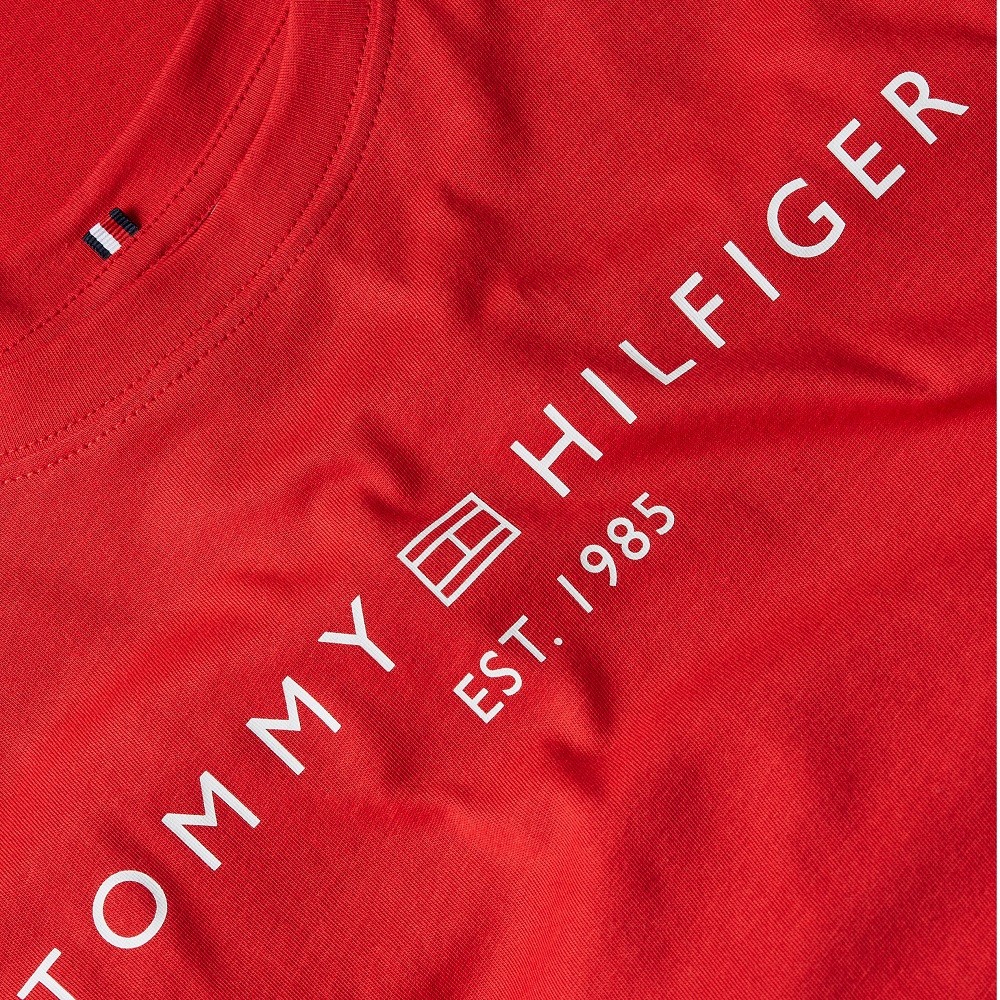 TOMMY HILFIGER</br>Γυναικείο T-shirt Κόκκινο Regular WW0WW40276-XLG Tommy Hilfiger TOMMY HILFIGER</br>Γυναικείο T-shirt Κόκκινο Regular WW0WW40276-XLG Tommy Hilfiger