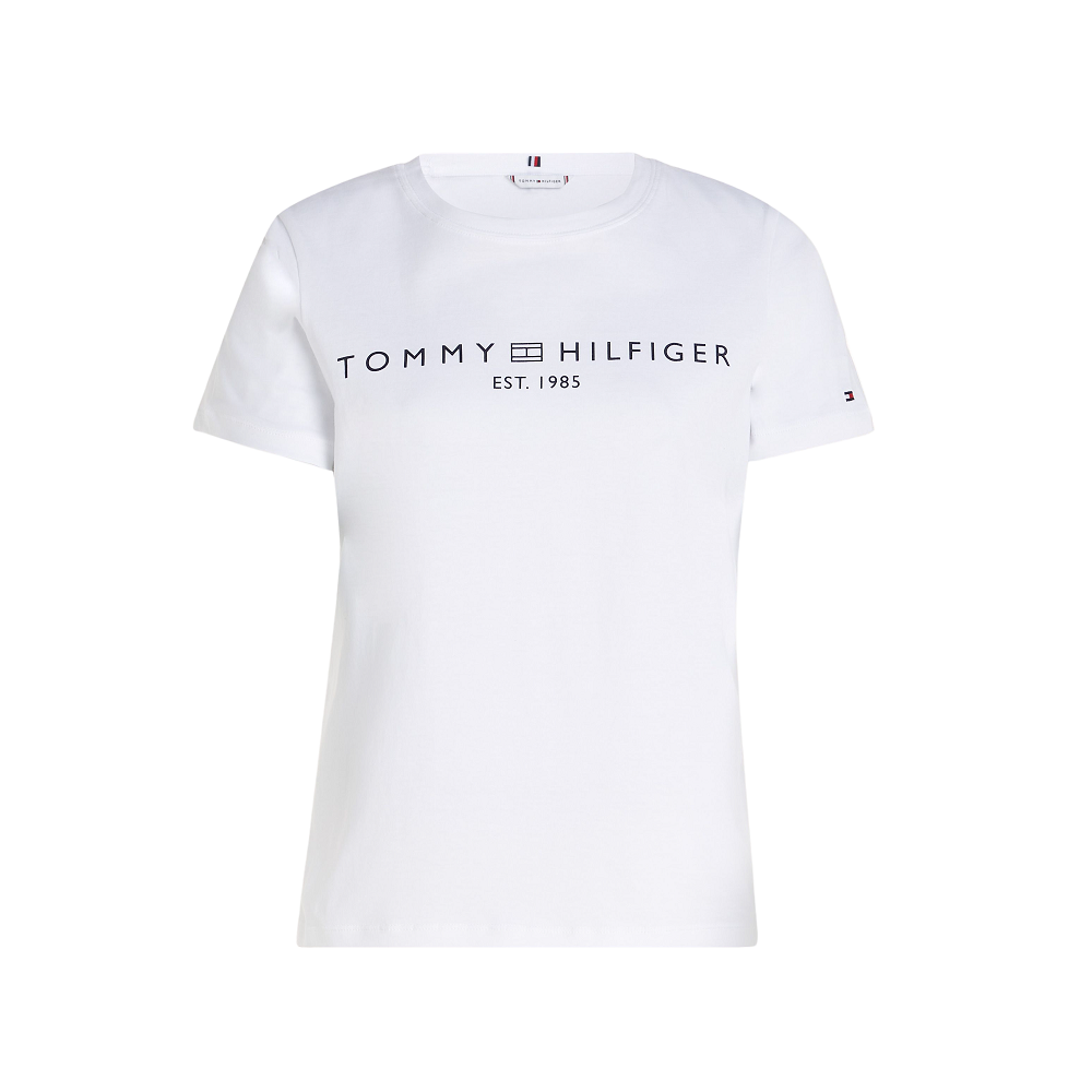 TOMMY HILFIGER</br>Γυναικείο T-shirt Λευκό Regular WW0WW40276-YCF Tommy Hilfiger