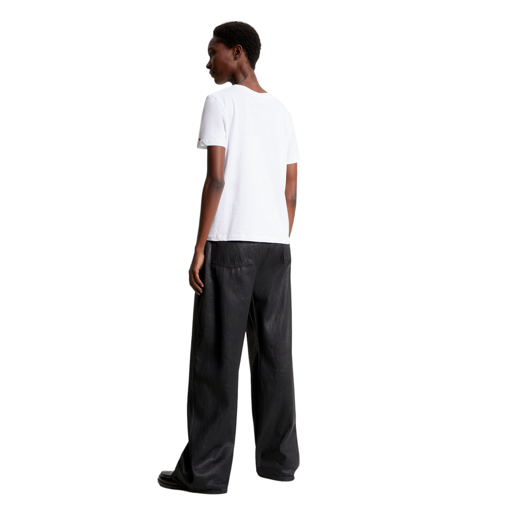 TOMMY HILFIGER</br>Γυναικείο T-shirt Λευκό Regular WW0WW40276-YCF Tommy Hilfiger