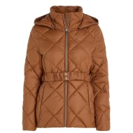 Γυναικείο Μπουφάν Κάμελ WW0WW40327-GTU Tommy Hilfiger