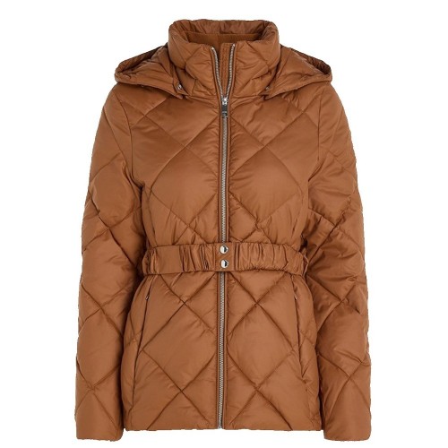 Γυναικείο Μπουφάν Κάμελ WW0WW40327-GTU Tommy Hilfiger