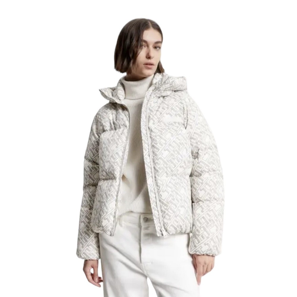 TOMMY HILFIGER</br>Γυναικείο Μπουφάν Εκρού WW0WW40841-0Κ4 Tommy Hilfiger