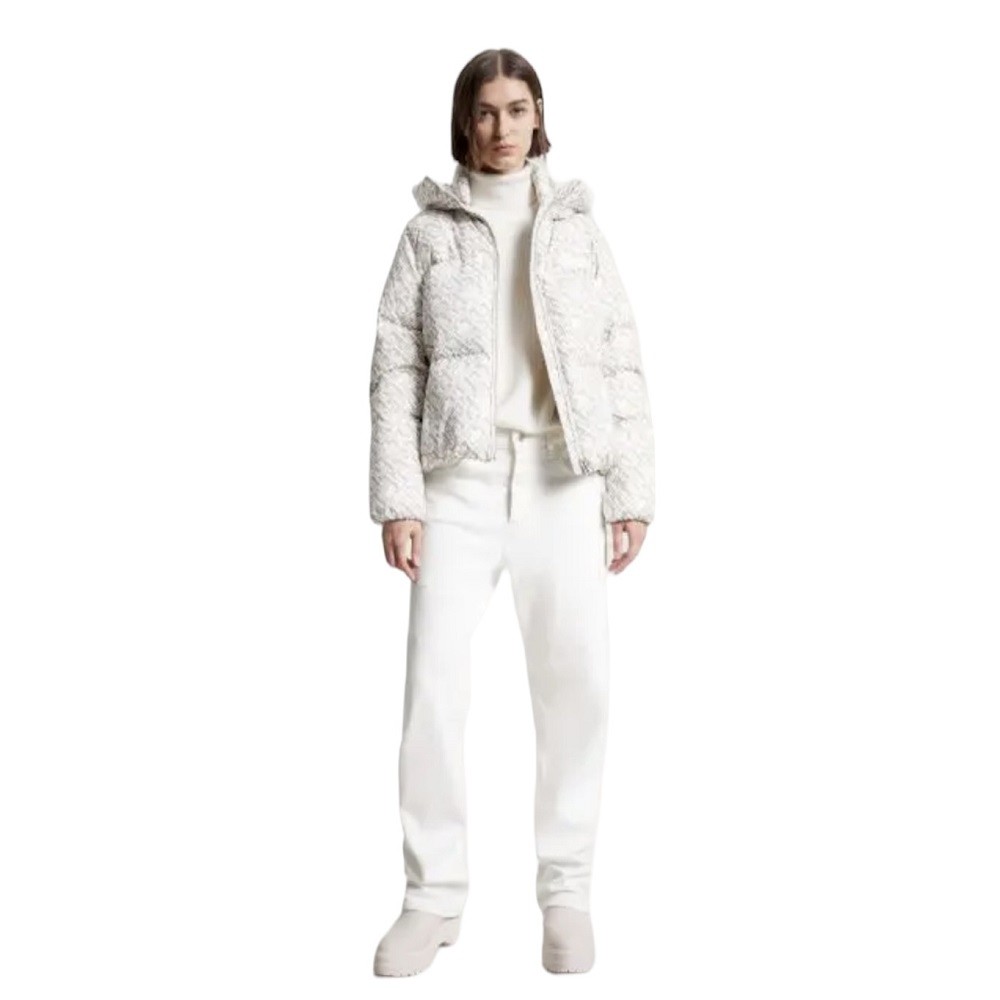TOMMY HILFIGER</br>Γυναικείο Μπουφάν Εκρού WW0WW40841-0Κ4 Tommy Hilfiger