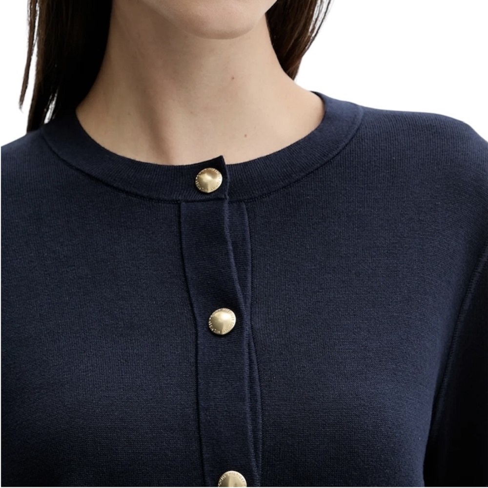 TOMMY HILFIGER</br>Γυναικεία Ζακέτα Διπλής Όψης Μπλε WW0WW40846-0X4 Tommy Hilfiger TOMMY HILFIGER</br>Γυναικεία Ζακέτα Διπλής Όψης Μπλε WW0WW40846-0X4 Tommy Hilfiger
