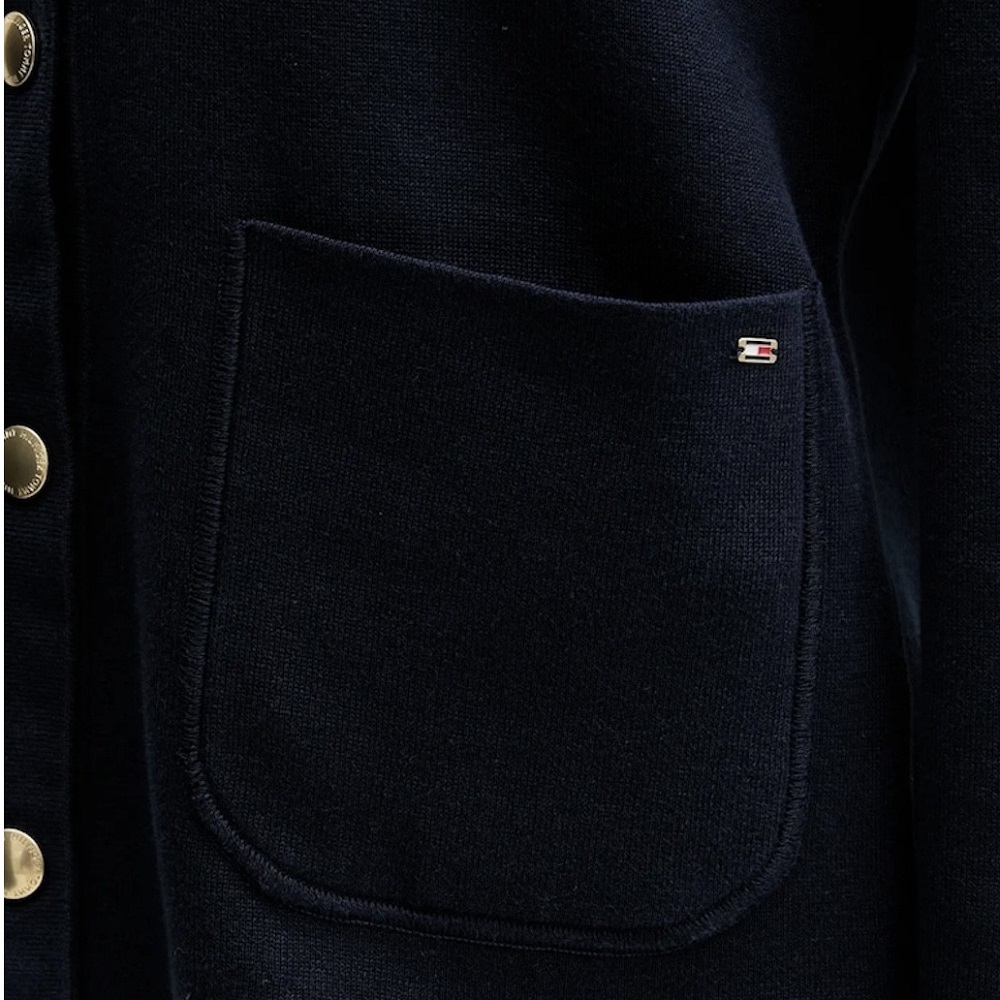 TOMMY HILFIGER</br>Γυναικεία Ζακέτα Διπλής Όψης Μπλε WW0WW40846-0X4 Tommy Hilfiger TOMMY HILFIGER</br>Γυναικεία Ζακέτα Διπλής Όψης Μπλε WW0WW40846-0X4 Tommy Hilfiger