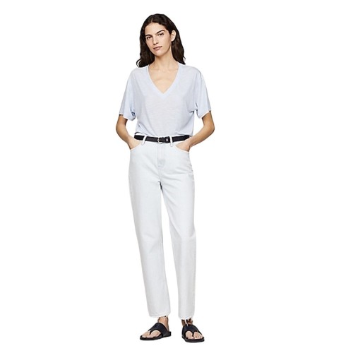 Tommy Hilfiger WW0WW41198-C10 Γυναικεία T-shirt Σιέλ