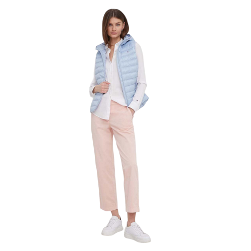 Tommy Hilfiger WW0WW41352-TJQ Γυναικείο Παντελόνι Ροζ