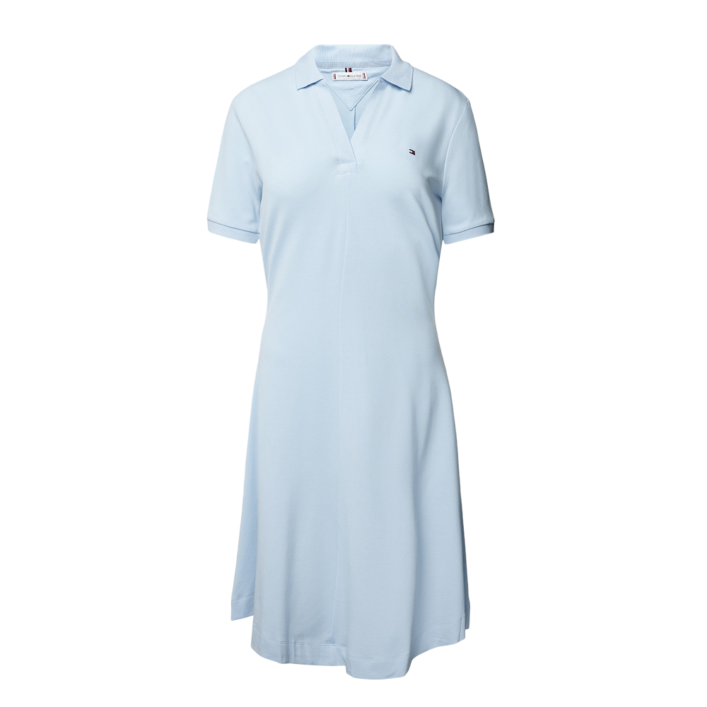 TOMMY HILFIGER</br>Γυναικείο Φόρεμα Polo Σιέλ WW0WW41567-C10 Tommy Hilfiger