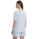 TOMMY HILFIGER</br>Γυναικείο T-shirt Σιέλ WW0WW41575-C10 Tommy Hilfiger