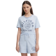 TOMMY HILFIGER</br>Γυναικείο T-shirt Σιέλ WW0WW41575-C10 Tommy Hilfiger