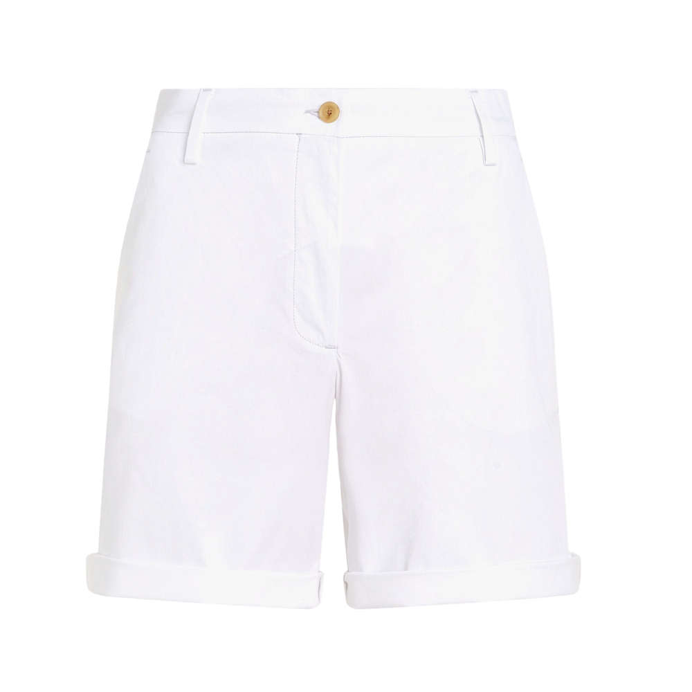 TOMMY HILFIGER</br>Γυναικεία Βερμούδα Λευκό WW0WW41769-YCF Tommy Hilfiger TOMMY HILFIGER</br>Γυναικεία Βερμούδα Λευκό WW0WW41769-YCF Tommy Hilfiger