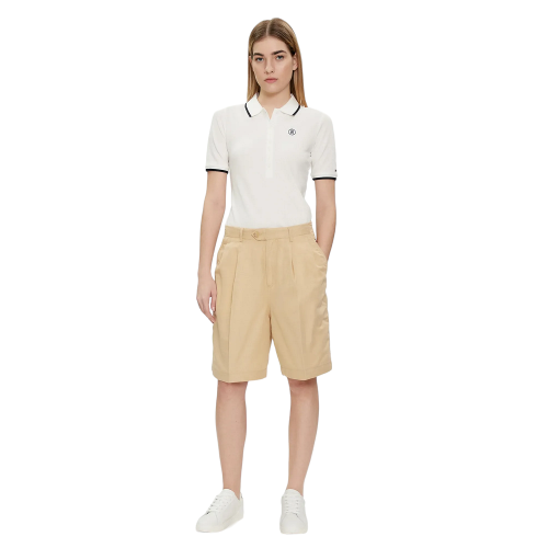 Tommy Hilfiger WW0WW41771-ACR Γυναικεία Βερμούδα Μπεζ