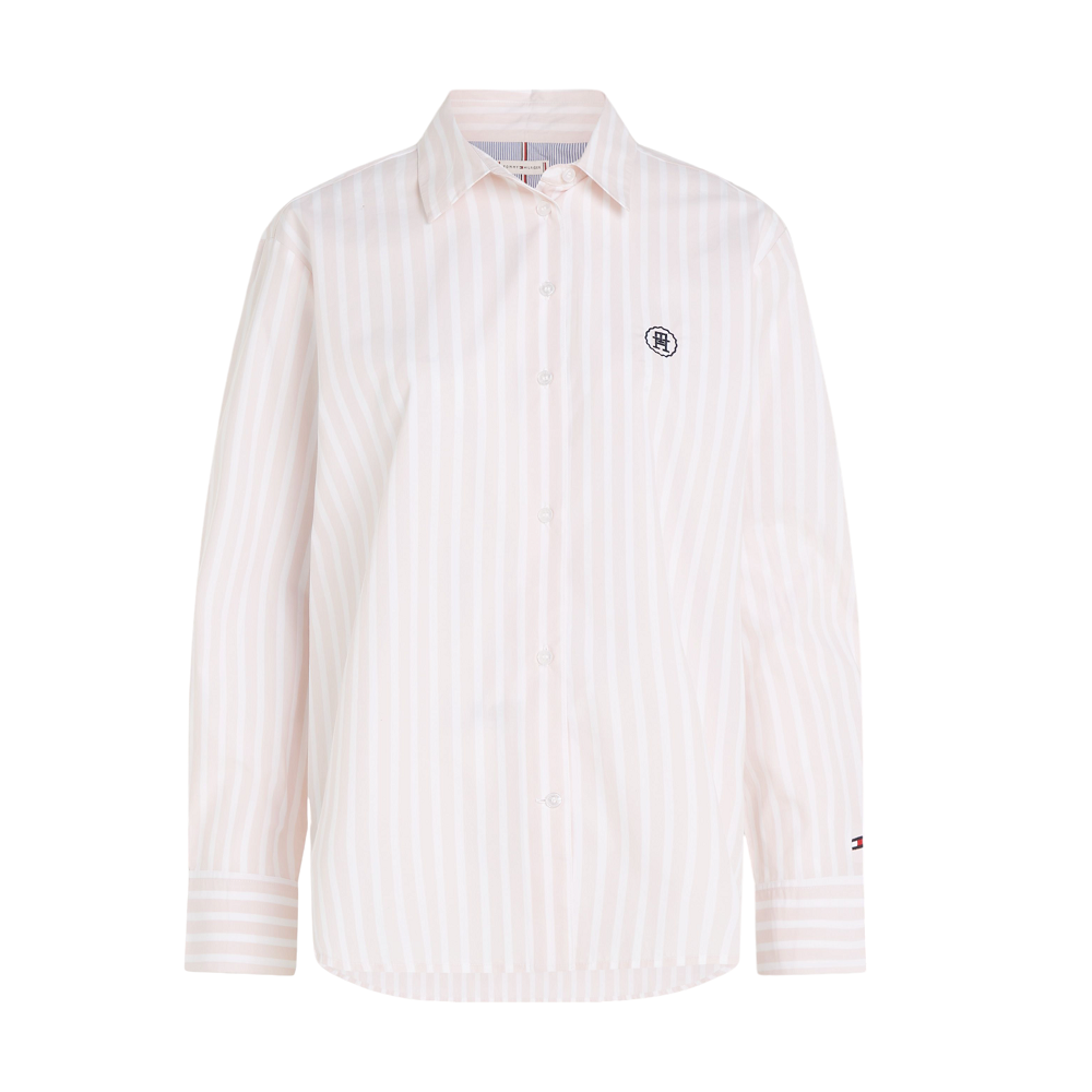 TOMMY HILFIGER</br>Γυναικείο Πουκάμισο Ροζ WW0WW41854-0D1 Tommy Hilfiger