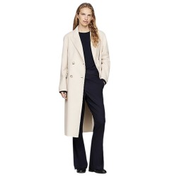 Γυναικείο Παλτό Εκρού WW0WW42621-ACI Tommy Hilfiger