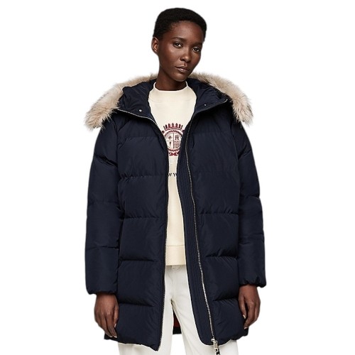 Γυναικείο Μπουφάν Μπλε Αδιάβροχο WW0WW42743-DW5 Tommy Hilfiger Γυναικείο Μπουφάν Μπλε Αδιάβροχο WW0WW42743-DW5 Tommy Hilfiger